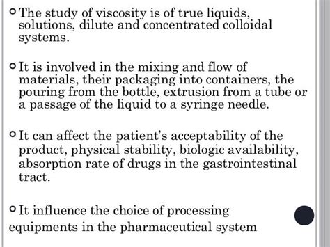 Rheology Of Fluids