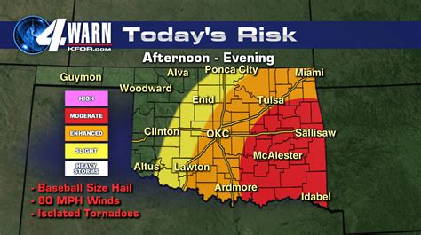 Severe Weather Expected Tuesday Afternoon and Evening | KFOR.com ...