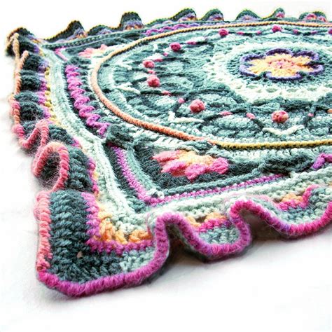 Heirloom Quality Crochet Mandala Blanket by RecycledSerendipity