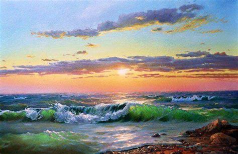 4d0194121ac377e4feded34fb697c817.jpg 700×452 pixels | Ocean painting ...