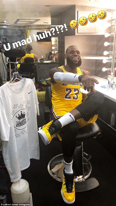 LeBron James pictured in LA Lakers uniform for the first time | Daily ...