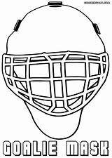 Hockey Goalie Mask Coloring Pages  mask coloring Page Of Ice sketch template