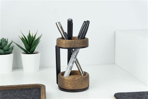 Wooden Pen Holder for Desk | BeaverPeak