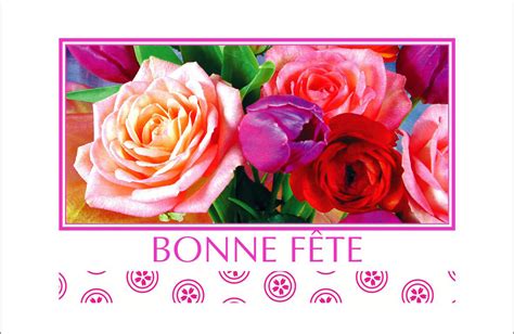 9254 - Carte simple "Bonne fête" 9254 : Tendresse Editions