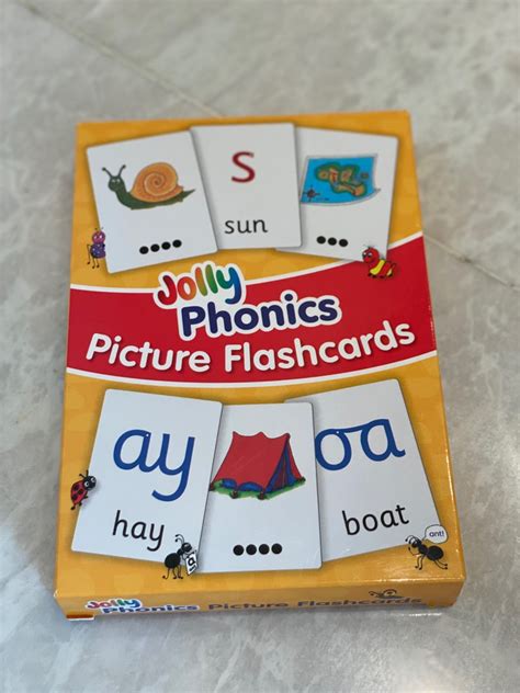 Jolly Phonics Picture Flashcards, Hobbies & Toys, Toys & Games on Carousell