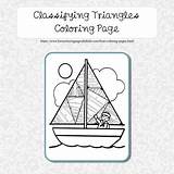 Classifying Triangles Coloring Page By QueenOfSpapes  TPT sketch template
