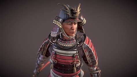 Samurai 3d Model