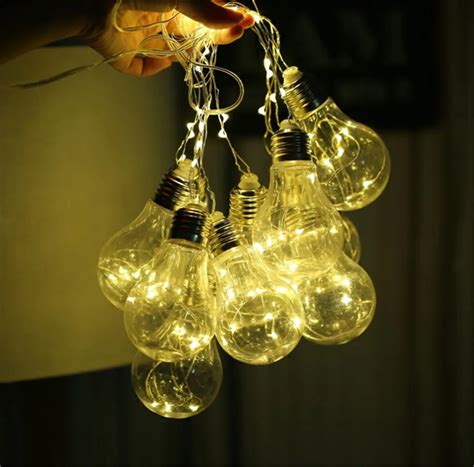 4.5M 10 Bulbs LED String Light Waterproof Outdoor E27 Filament Bulb for ...