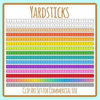 Yardstick Measure - Measuring Long Yard Rulers Math Yard Stick Clip Art ...