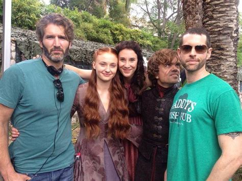 David Benioff, Sophie Turner, Sibel Kekilli, Peter Dinklage and D. B ...