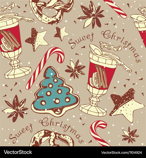 Vintage christmas hand drawn backgrounds Vector Image