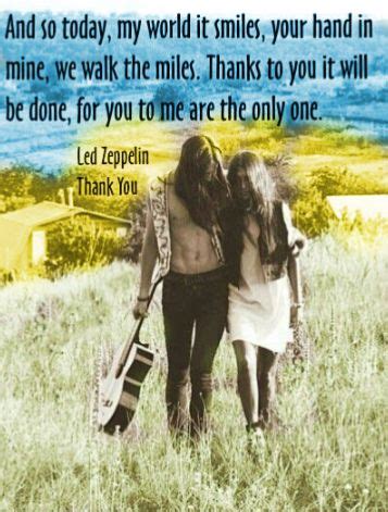 LED ZEPPELIN THANK YOU LYRICS | Led zeppelin thank you, Led zeppelin, Led zeppelin lyrics