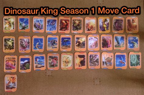 Dinosaur King Game Cards