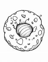 Free Printable Donut Coloring Pages  Happy Color® Art sketch template