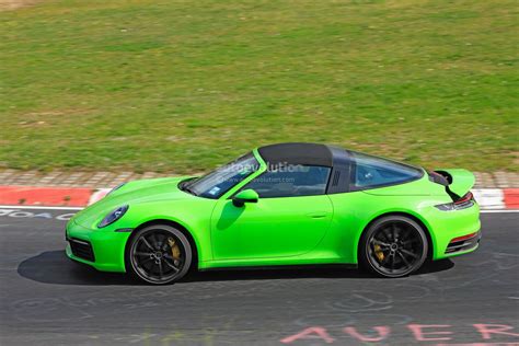 New Porsche 911 Targa (992) Spotted on Nurburgring, Turbo Targa Rumors ...