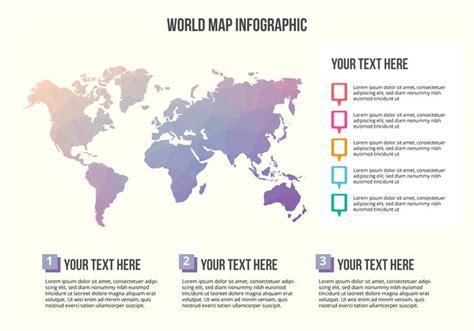 Free World Map Infographic Vector 144104 Vector Art at Vecteezy