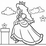Mario Princesses Coloring Pages  Free Printable Templates sketch template