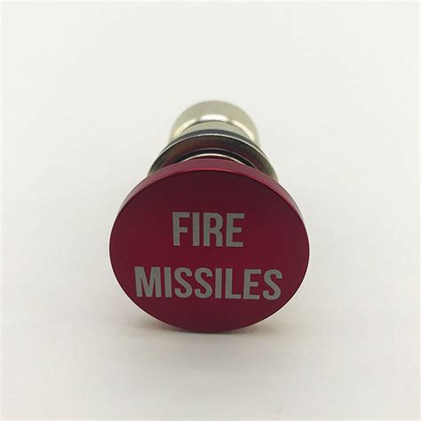 Fire Missiles Button - 12-Volt Car Cigarette Lighter - The Green Head