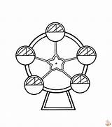 Printable Ferris Wheel Coloring Pages Free For Kids And Adults sketch template