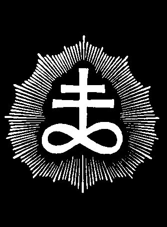 The alchemical symbol for sulfur as it appears in The Satanic Scriptures. (The Satanic Cross ...