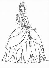 Princess tiana coloring Pages Download And print For Free sketch template