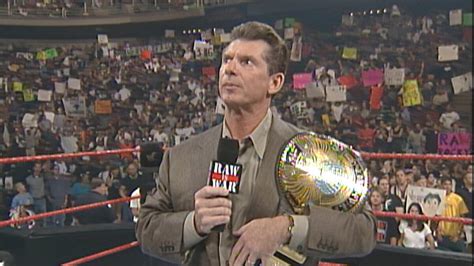 Mr. McMahon makes his first appearance as WWE Champion: Raw, Sept. 20, 1999 | WWE