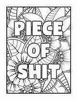 Coloring Pages Swear Word Curse C  Vrogueco sketch template