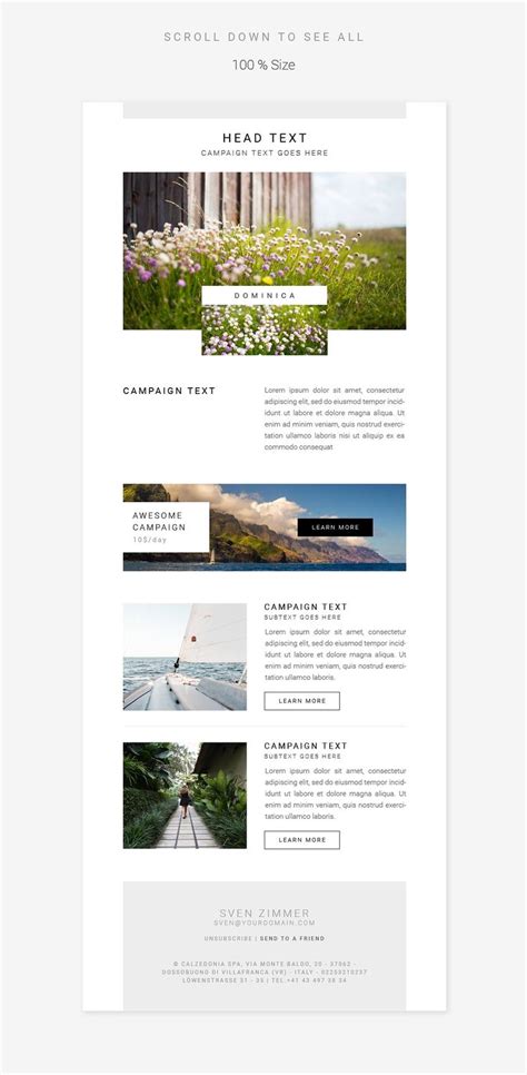Multipurpose E-newsletter Pack | Adobe photoshop elements, Newsletter ...