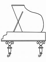 Baby Grand Piano Floor Plan Sketch Coloring Page sketch template