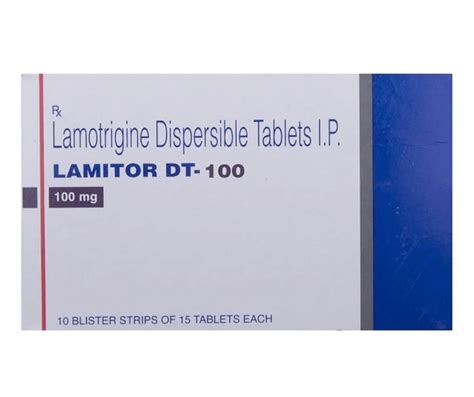 American Remedies Lamotrigine Dispersible Tablet, 10 X 10, Treatment: Seizures,Bipolar Disorder ...