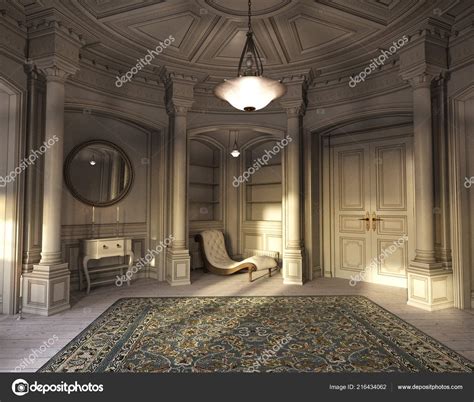 Fantasy Chateau Mansion Castle Interior Room Stock Photo by ©Ravven ...