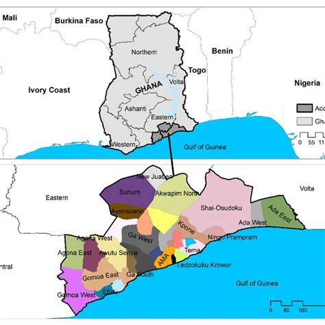 Historical landcover map of Accra City-Region | Download Scientific Diagram