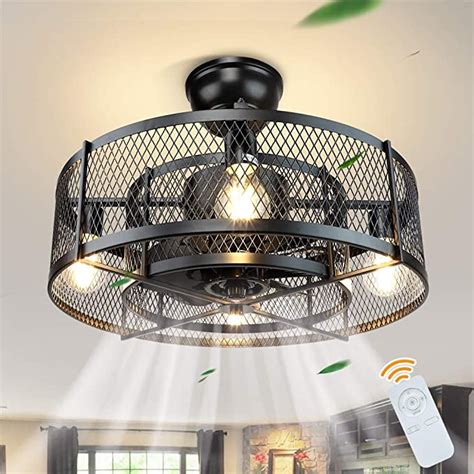 Caged Ceiling Fans With Lights: Benefits And Considerations - Ceiling Light Ideas