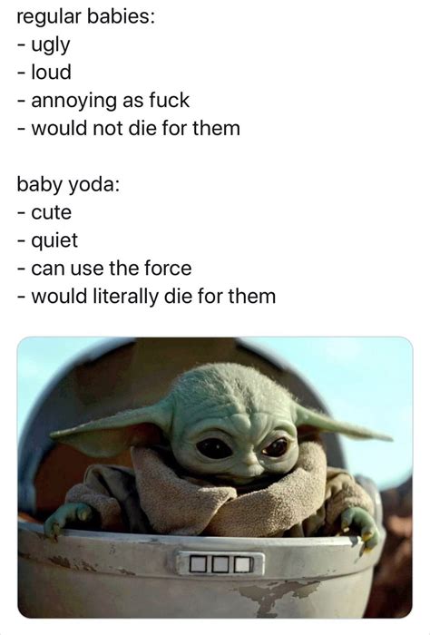 baby yoda memes Source by felipecbraz06 Star Wars Meme, Star Wars ...