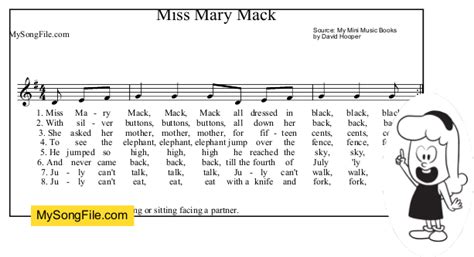 Miss Mary Mack | My Song File