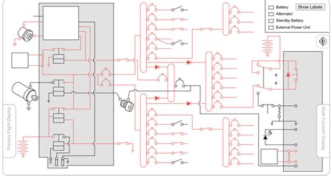 G1000 Electrical System Diagram | Quizlet