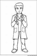 Arzt Malvorlage Mewarnai Dokter Medizin Ausmalbilder Dibuixos  sketch template
