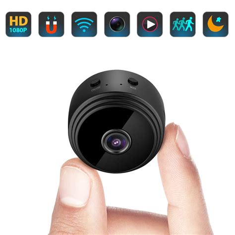 Pofeite Mini Spy Camera Hidden WiFi Small Wireless Video Camera with Full HD 1080P Audio Night ...