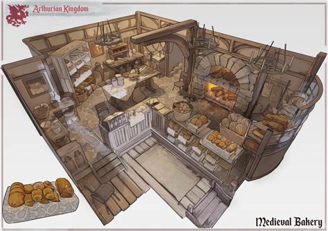 Medieval Bakery in Arthurian Kingdom