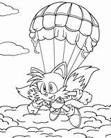 Tails Coloring Page sketch template