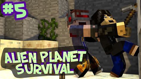 Minecraft - Alien Planet Survival - SECRET ABANDONED MINE - Part 5 - YouTube