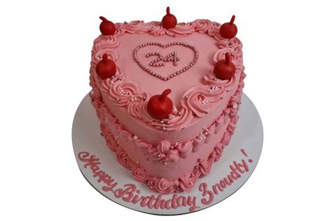 Cherry Heart Cake