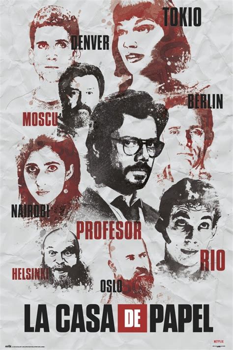 Money Heist - Characters Poster | All posters in one place | 3+1 FREE