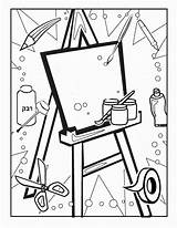 Art Coloring Pages For Kids sketch template