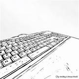 Keyboard Coloring Pages  Free & Printable sketch template