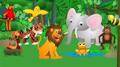 Best Animal Sounds Song (Jungle) | Animal sounds, Animals, Zoo animals