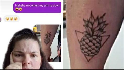 True meaning of upside-down pineapple tattoo after woman's blunder