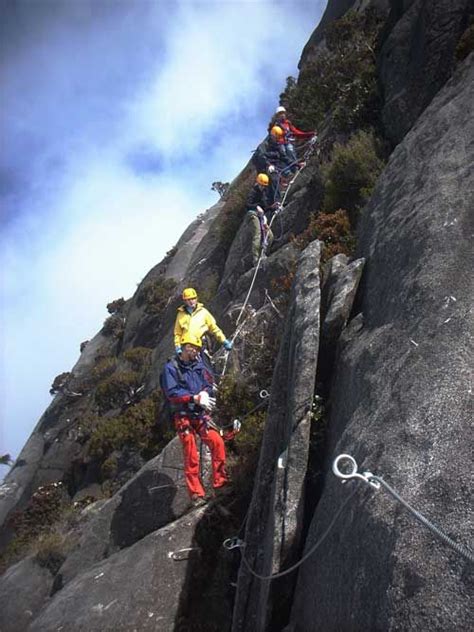 Mount Kinabalu - Borneo's highest peak Via Ferrata