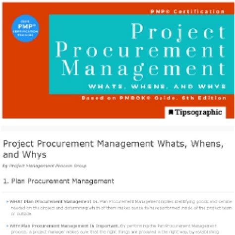 PMP Certification: Project Procurement Management Whats, Whens, and Whys (PMP 2018) → http://bit ...