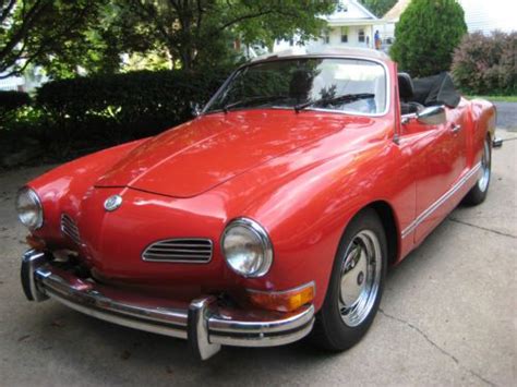 Buy used 1974 Karmann Ghia convertible in Peoria, Illinois, United States, for US $12,500.00